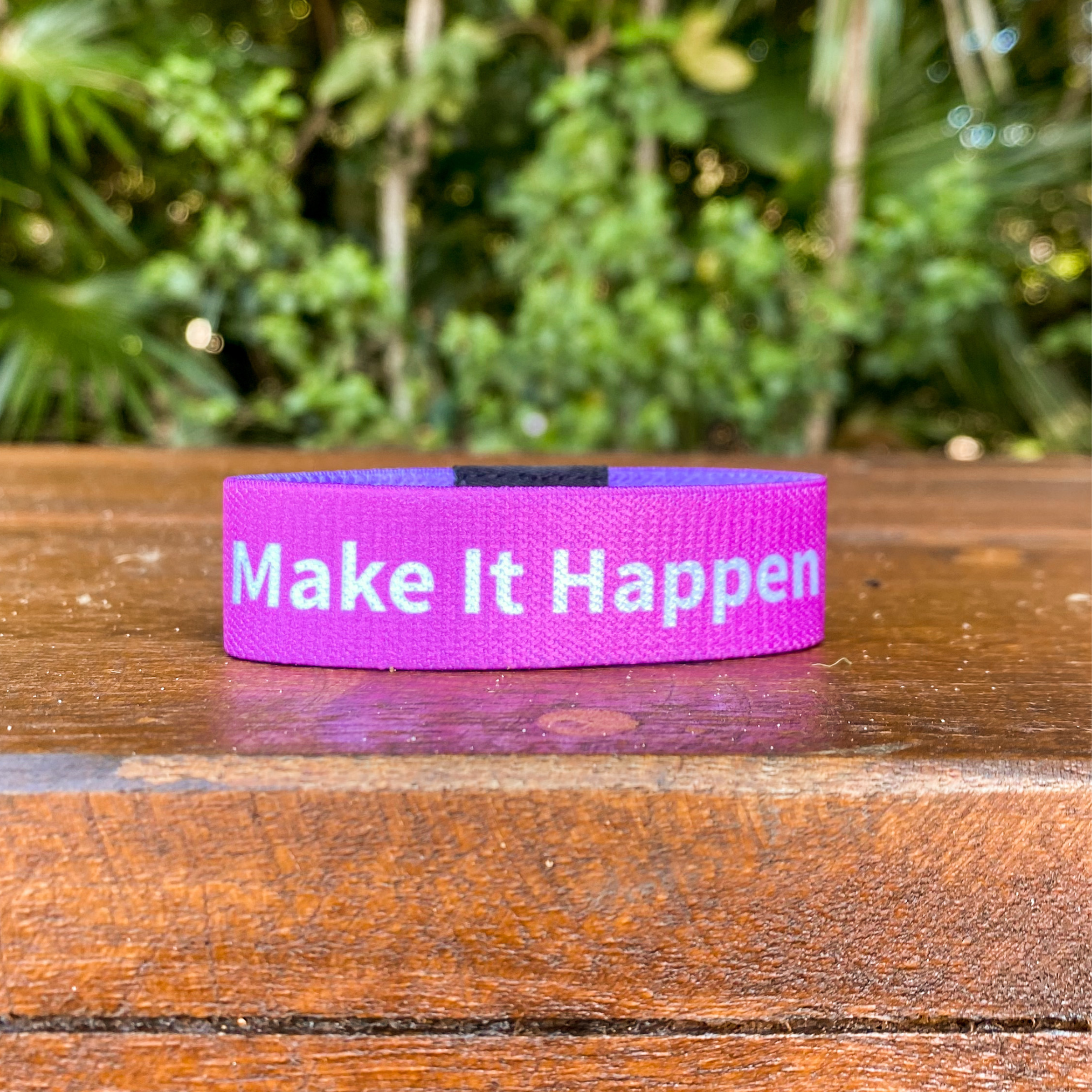 Speak Up Make it Happen Botton Bracelet